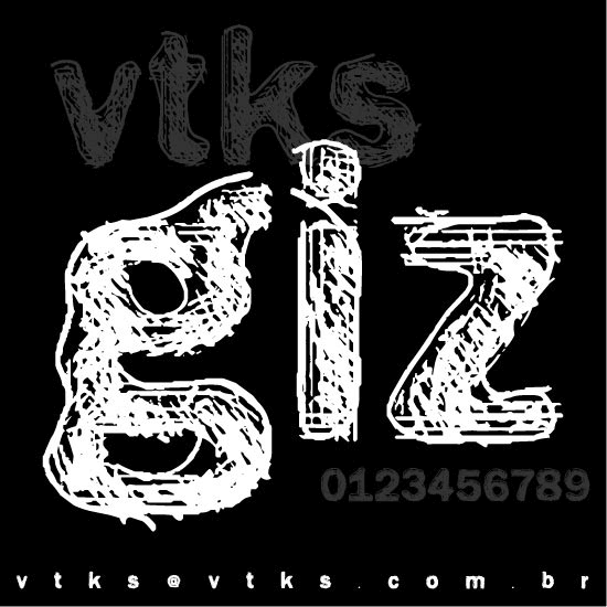 Vtks Giz - Font Illustration