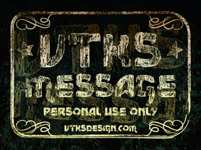 Vtks Message - Font Illustration