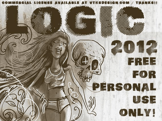 Vtks Logic - Font Illustration