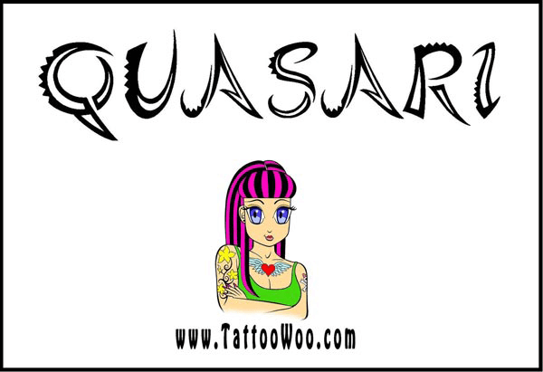 Quasari - Font Illustration