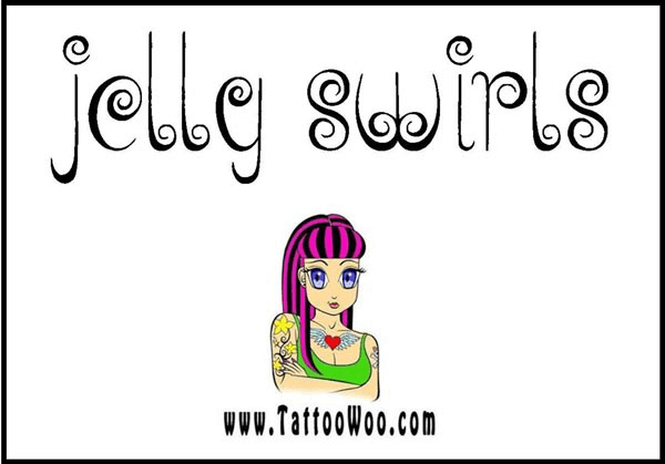 Jelly Swirls - Font Illustration