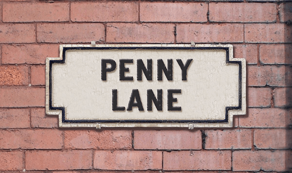 Penny Lane - Font Illustration