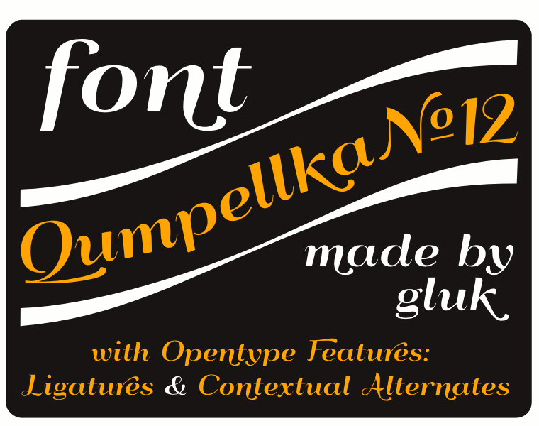 Qumpellka No12 - Font Illustration