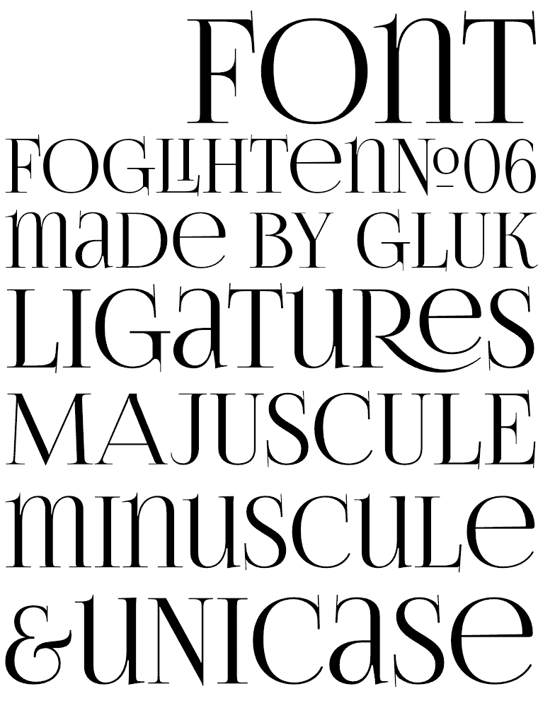 Foglihten No06 - Font Illustration