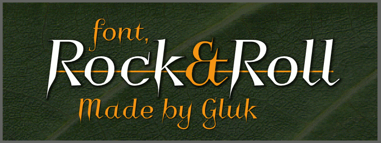Charakterny - Font Illustration