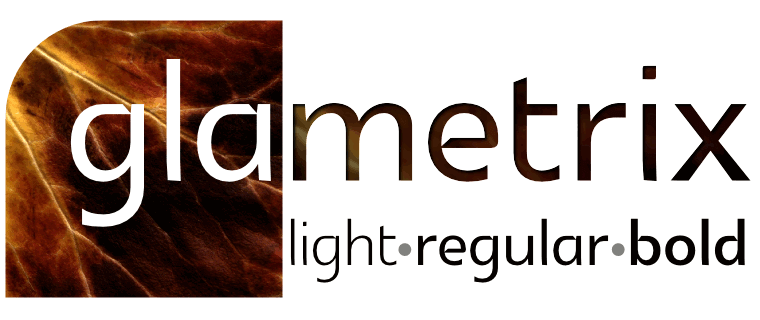 Glametrix - Font Illustration