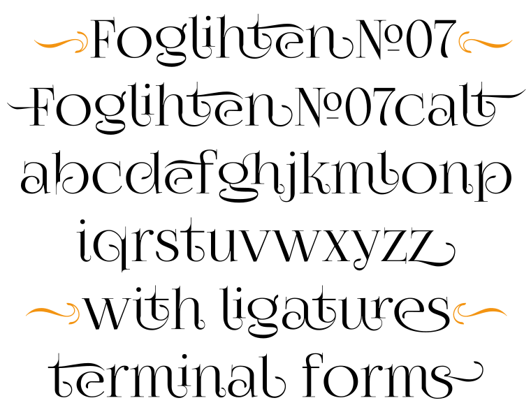 Foglihten No07 - Font Illustration