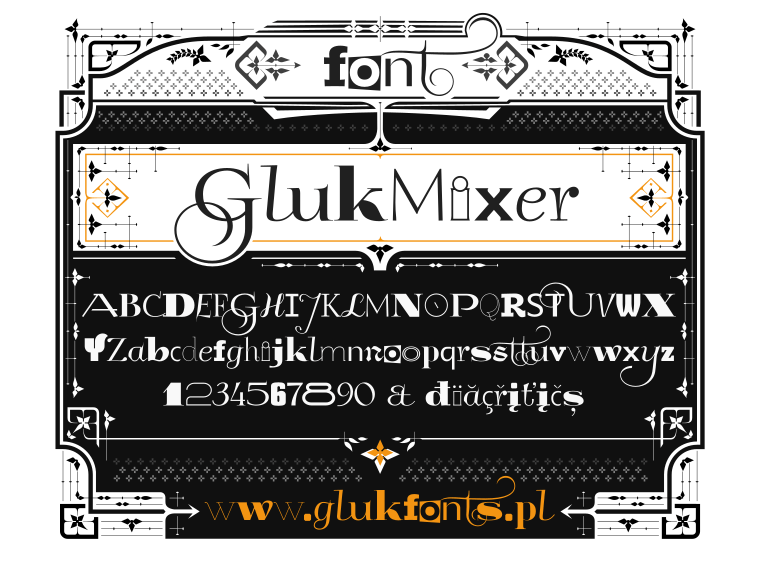 GlukMixer - Font Illustration