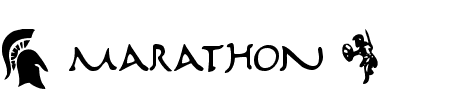 Marathon Schriftart