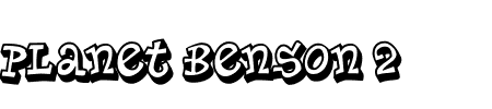 TTF: Planet Benson 2 Font