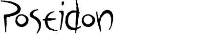 Schriftart Poseidon: Mehr Infos & Vorschau Generator TTF: Poseidon Schriftart
