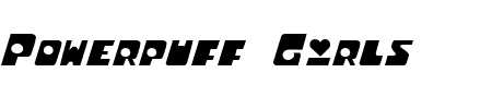 TTF: Powerpuff Girls Schriftart