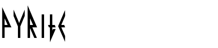 Schriftart Pyrite: Mehr Infos & Vorschau Generator TTF: Pyrite Schriftart