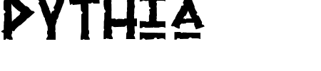 Schriftart Pythia: Mehr Infos & Vorschau Generator TTF: Pythia Schriftart