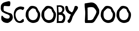 TTF: Scooby Doo Schriftart