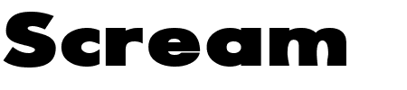 Schriftart Scream: Mehr Infos & Vorschau Generator TTF: Scream Schriftart
