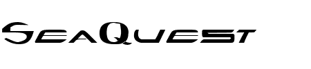 TTF: SeaQuest Schriftart