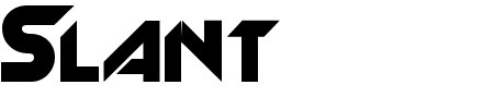 Schriftart Slant: Mehr Infos & Vorschau Generator TTF: Slant Schriftart
