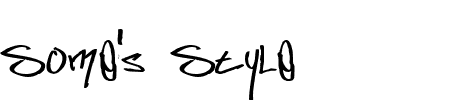 Schriftart Some's Style: Mehr Infos & Vorschau Generator TTF: Some's Style Schriftart