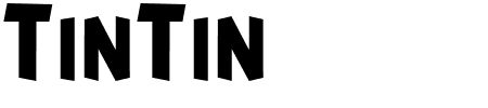 TTF: TinTin Schriftart
