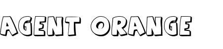 Font Agent Orange: Mehr Infos & Zeichen Übersicht TTF: Agent Orange Font