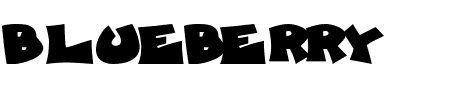 TTF: Blueberry Schriftart