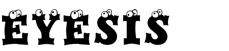 TTF: Eyesis Schriftart