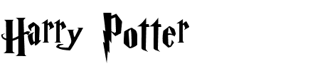 TTF: Harry Potter Schriftart