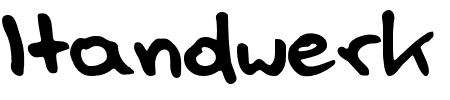 Schrift Handwerk: Mehr Infos & Zeichen Übersicht TTF: Handwerk Schrift