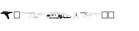 TTF: TrekBats Schriftart