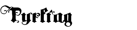 Schriftart Tyrfing: Mehr Infos & Vorschau Generator TTF: Tyrfing Schriftart