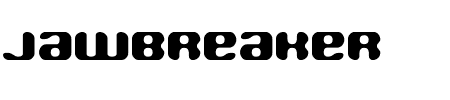 Font Jawbreaker: Mehr Infos & Zeichen Übersicht TTF: Jawbreaker Font