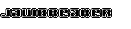 Jawbreaker OL2 BRK Schriftart