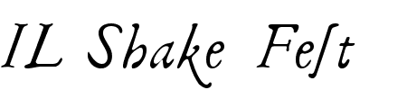 TTF: IL Shake Fest Schriftart
