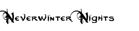 TTF: Neverwinter Nights Schriftart