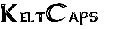 Schriftart KeltCaps: Mehr Infos & Vorschau Generator TTF: KeltCaps Schriftart
