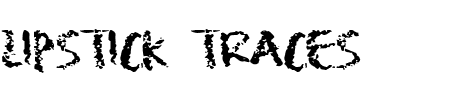 TTF: Lipstick Traces Schriftart