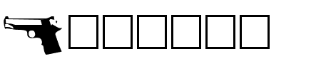 TTF: Gunbats Schriftart