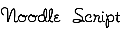 Schriftart Noodle Script: Mehr Infos & Vorschau Generator TTF: Noodle Script Schriftart