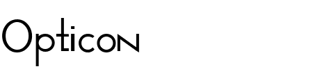 Schriftart Opticon: Mehr Infos & Vorschau Generator TTF: Opticon Schriftart