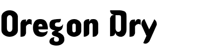 Schriftart Oregon Dry: Mehr Infos & Vorschau Generator TTF: Oregon Dry Schriftart