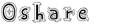 Schriftart Oshare: Mehr Infos & Vorschau Generator TTF: Oshare Schriftart