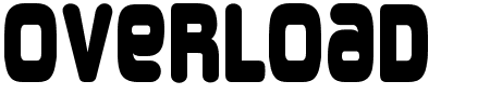 Font Overload: Mehr Infos & Zeichen Übersicht TTF: Overload Font