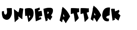 TTF: Under Attack Font