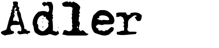 TTF: Adler Schriftart
