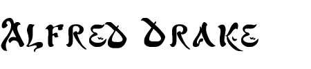 TTF: Alfred Drake Schriftart