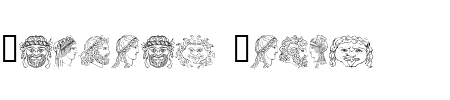 TTF: Ancient Heads Schriftart