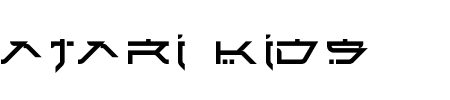 TTF: Atari Kids Schriftart