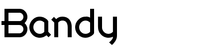 Schriftart Bandy: Mehr Infos & Vorschau Generator TTF: Bandy Schriftart
