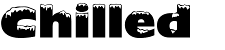 Font Chilled: Mehr Infos & Zeichen Übersicht TTF: Chilled Font
